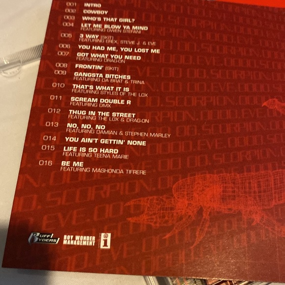 Eve Scorpion Album Ruff Ryders Tangible Media - Picture 7 of 7